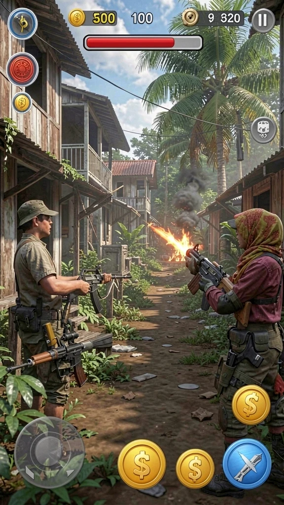 5zk - Momen seru saat pertarungan melawan musuh sulit di level akhir.