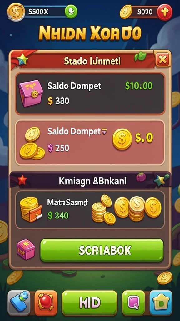 luxury88 - Tampilan permainan slot yang berwarna-warni dan menarik.