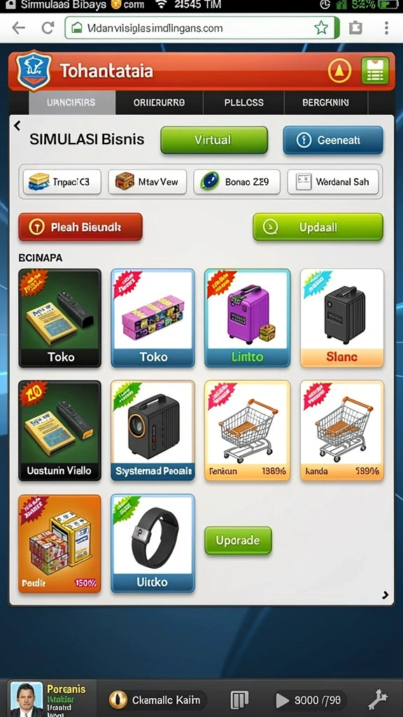 omtogel - Tampilan antarmuka yang modern dan ramah pengguna.