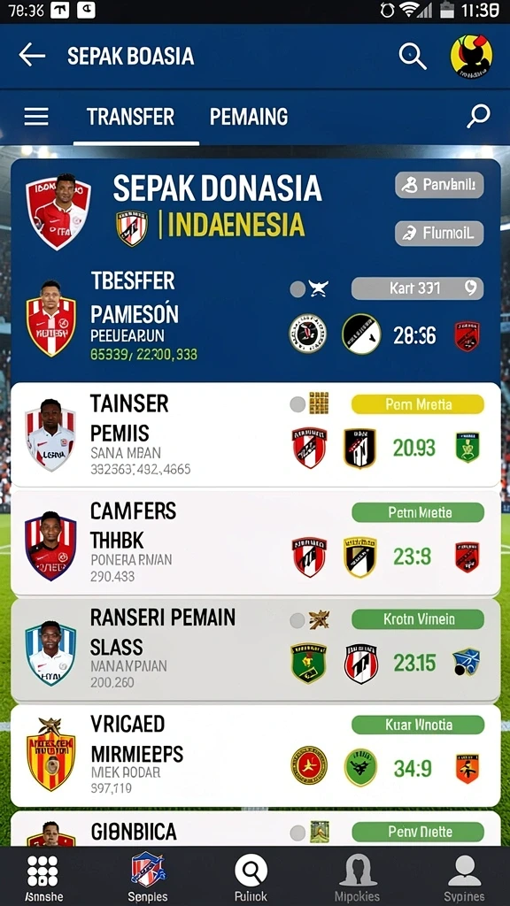 rajacuan - Tampilan layar utama yang menarik dan intuitif.